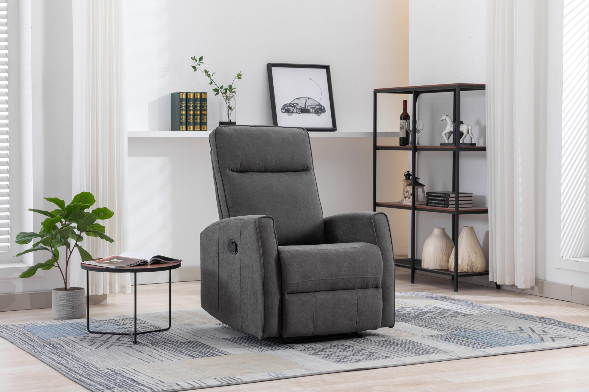 Minimalism Style Manual Recliner, Classic Single Chair, Small Sofa For Living Room&Bed Room