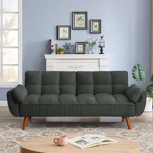 Velvet Sofa Furniture Adjustable Backrest Loveseat