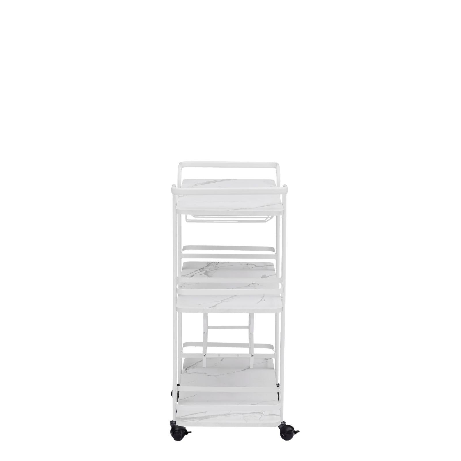 Drinks Trolley Cart With Rolling Wheels Luxury Hotel Serving Cart With Wine And Glass Holders Bar Carts For Home