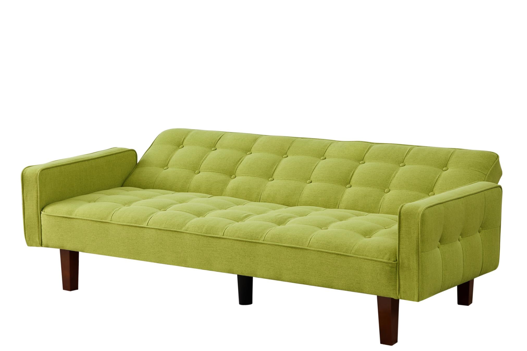 Solid Color Tufetd Sofa Save Space For Living Room