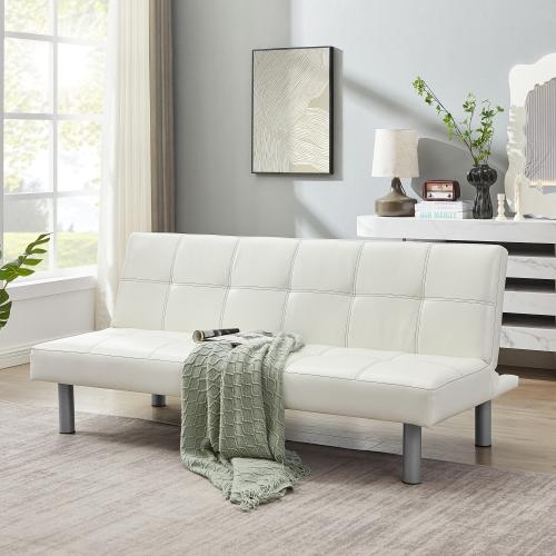 Modern Design Solid Color Sofa Bed in Living Room Multi-Function Leisure Sleeper Couch