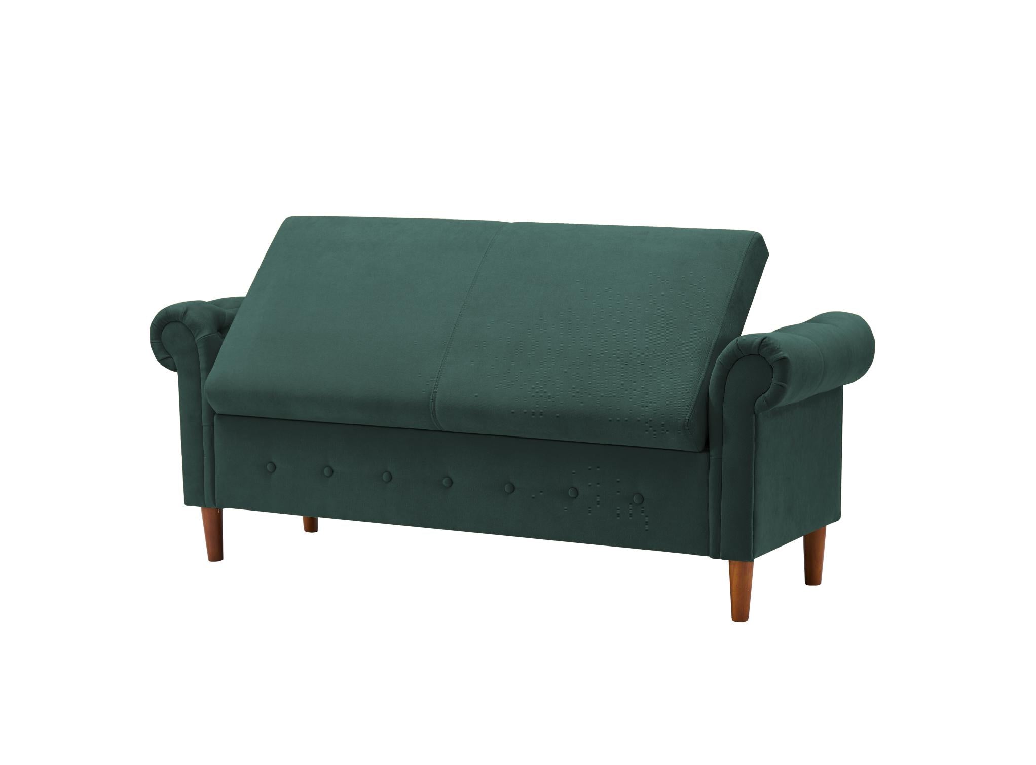 Multipurpose Rectangular Sofa Stool With Large Storage Space