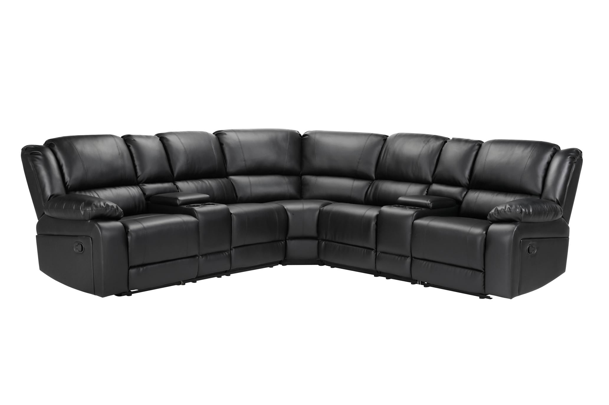 Mannual Motion Sofa  Pu（This Product Is An Oversized Item / Ltl）