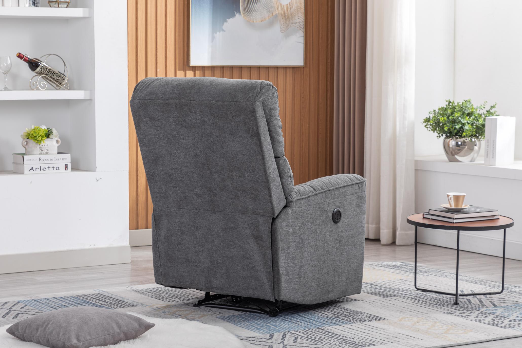 Minimalism Electric Recliner with USB Port