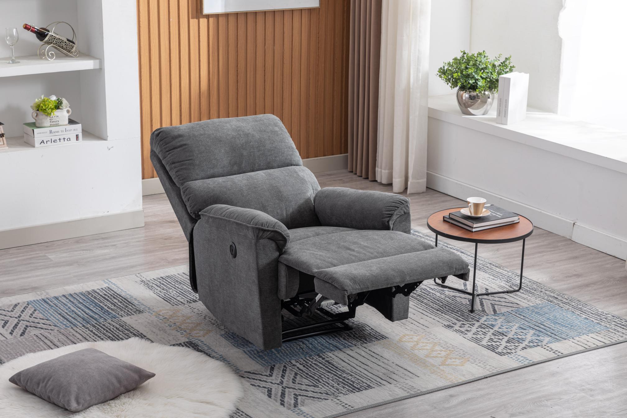 Minimalism Electric Recliner with USB Port