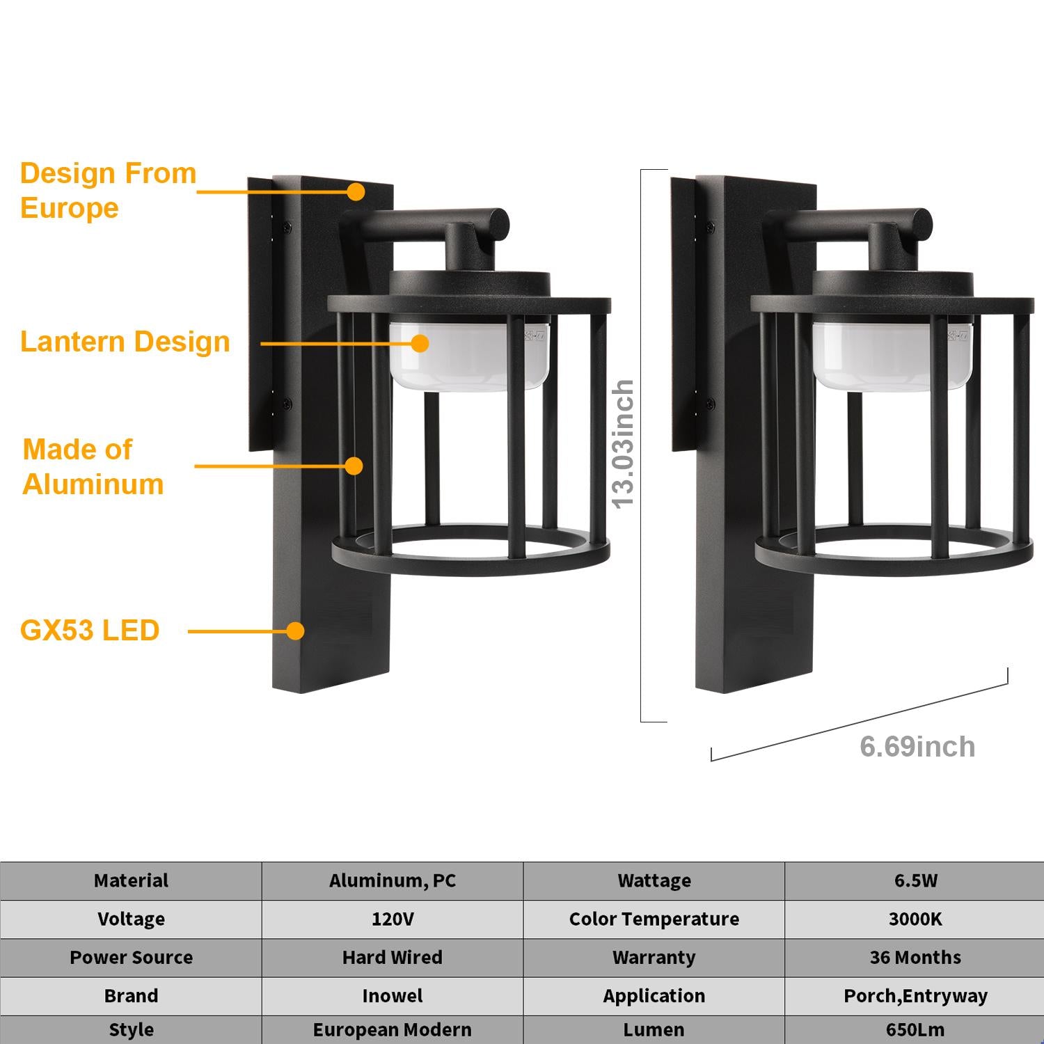 Outdoor Wall Light/ Path Light Aluminum Led Wall Light