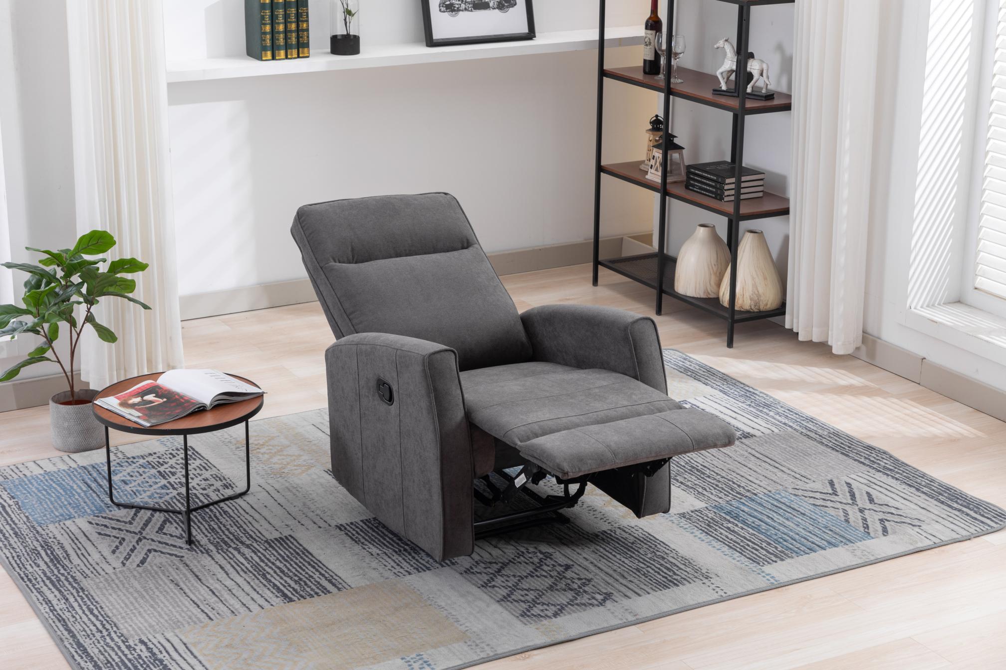 Minimalism Style Manual Recliner, Classic Single Chair, Small Sofa For Living Room&Bed Room