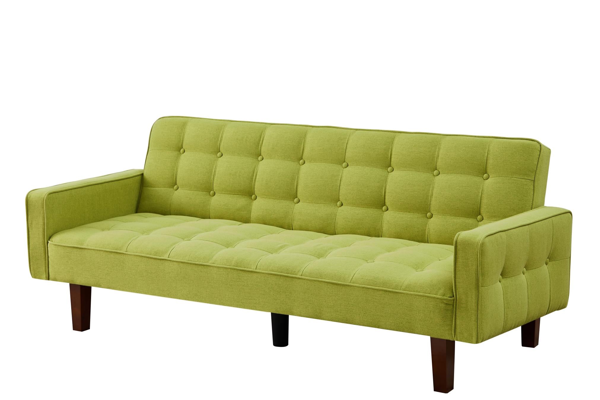 Solid Color Tufetd Sofa Save Space For Living Room