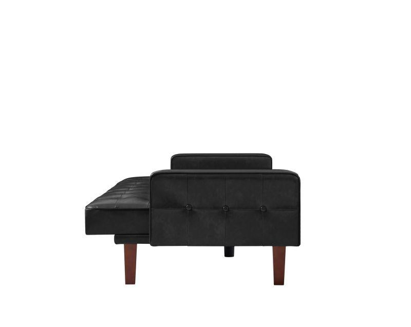 Pu Leather Sofa Furniture Adjustable Backrest Easily Assembles Loveseat