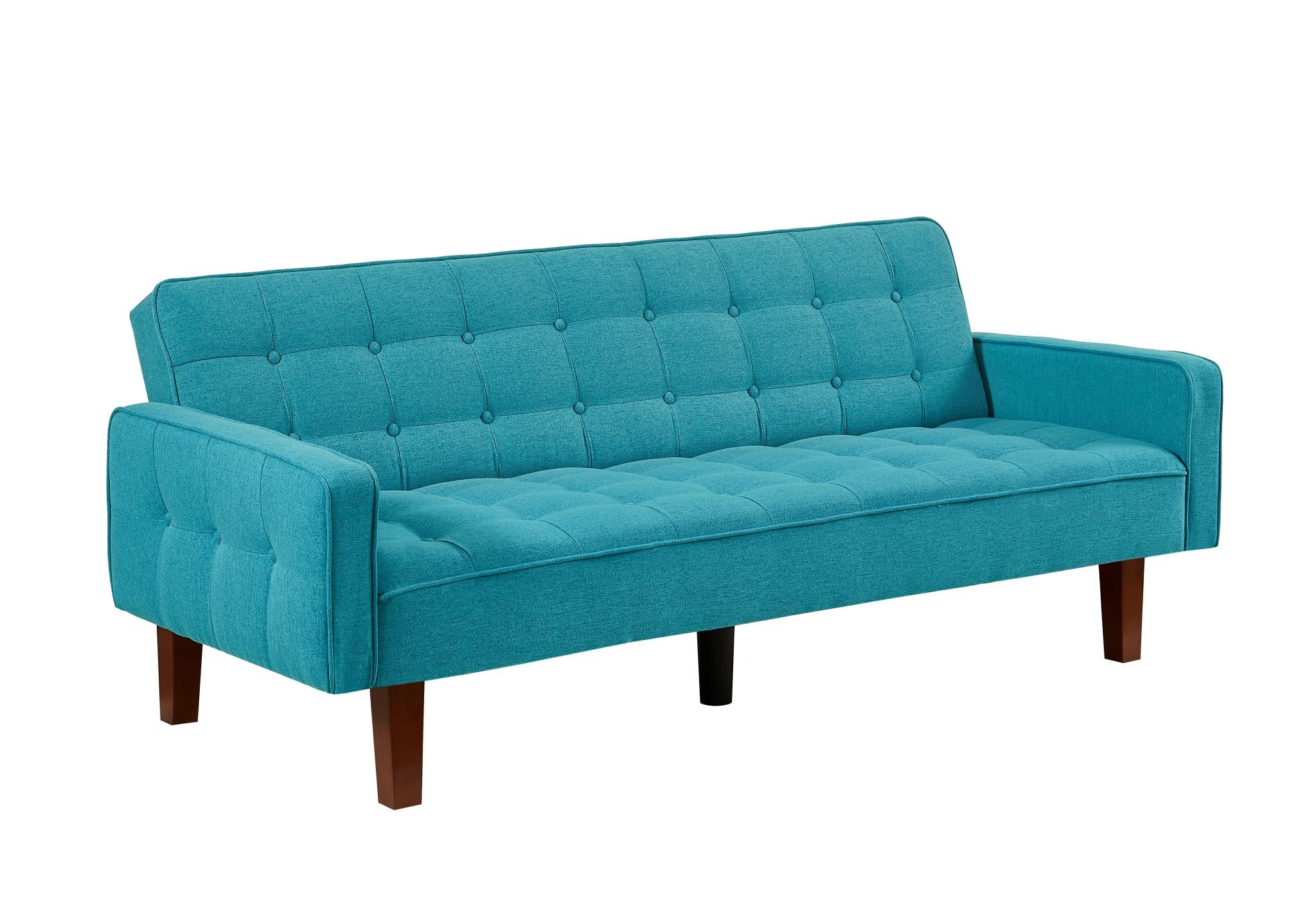 Solid Color Tufetd Sofa Save Space For Living Room