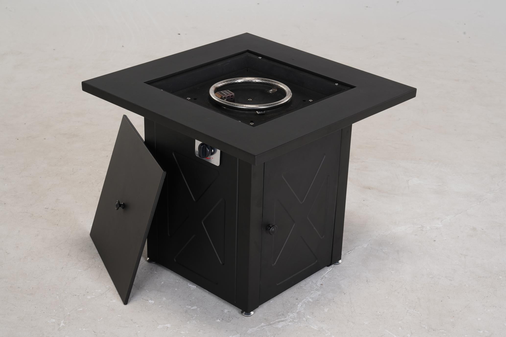 Full Iron Square Brazier Table