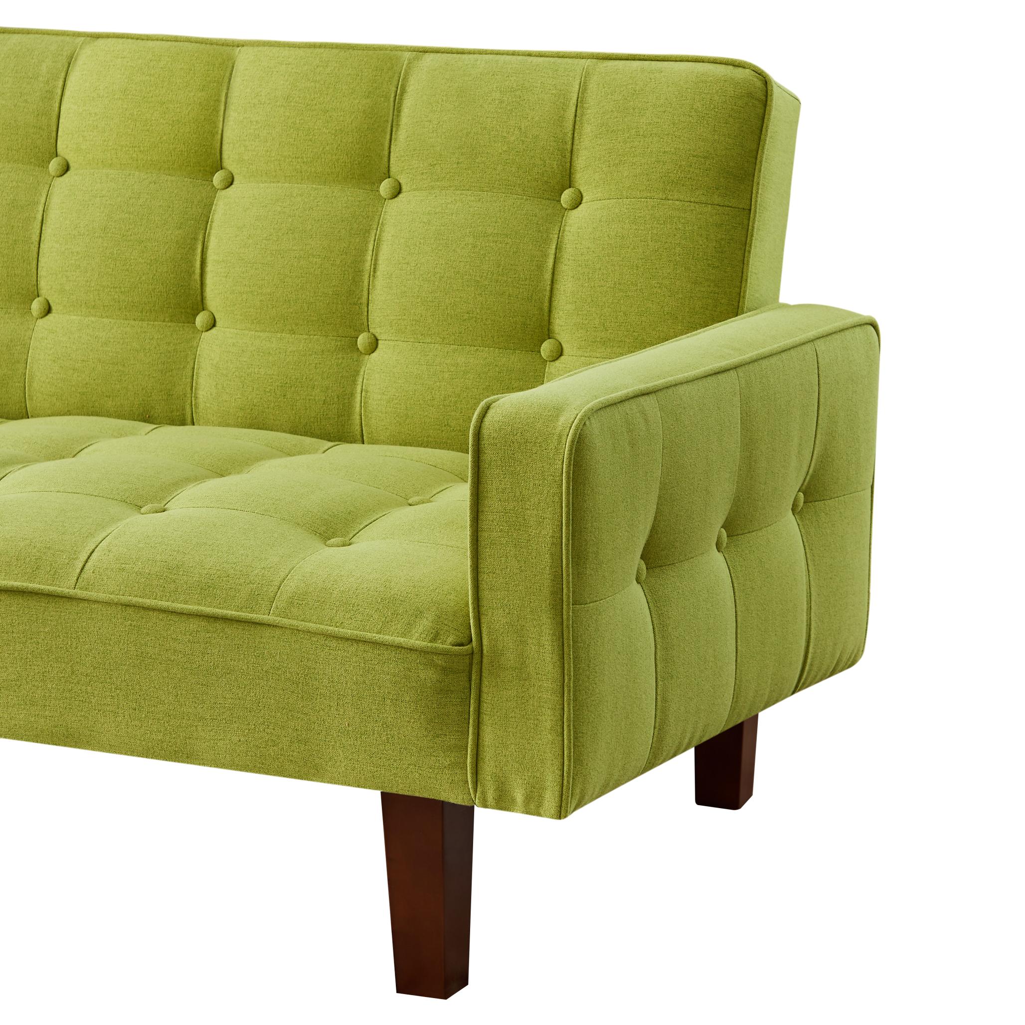 Solid Color Tufetd Sofa Save Space For Living Room