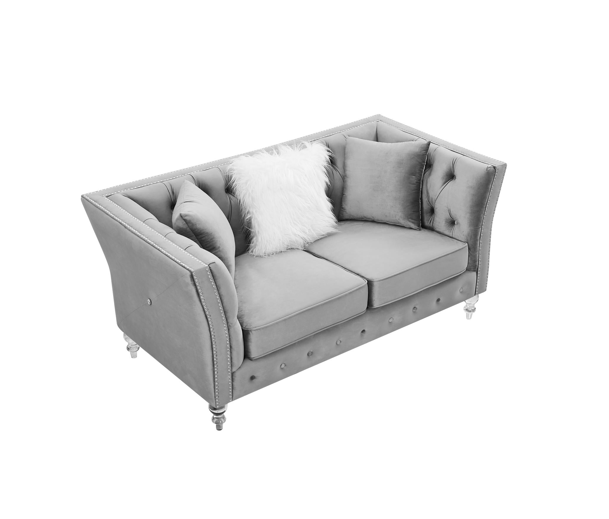 Loveseat Tufted Sofa For Living Room