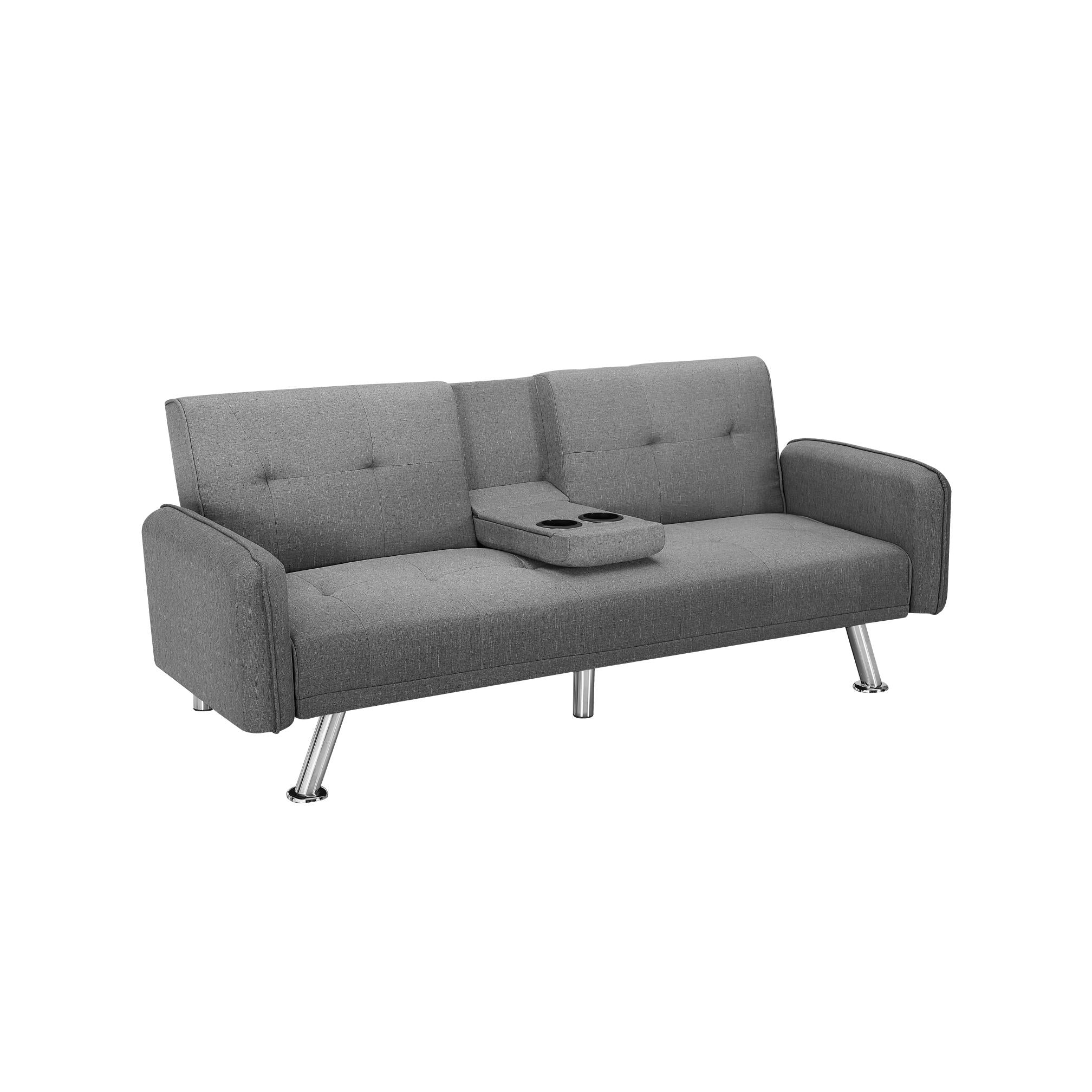 Sleeper Sofa Dark Grey Color