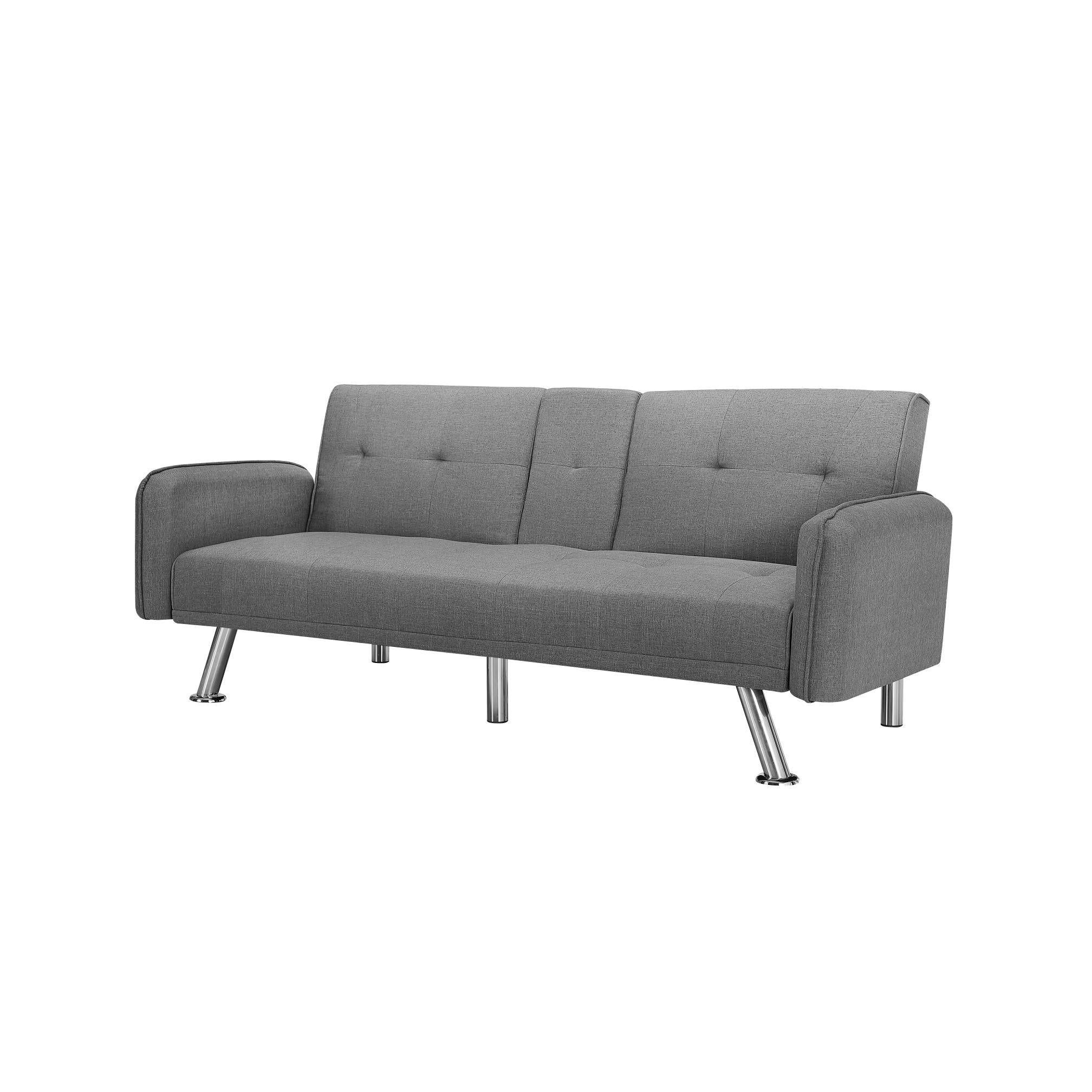 Sleeper Sofa Dark Grey Color