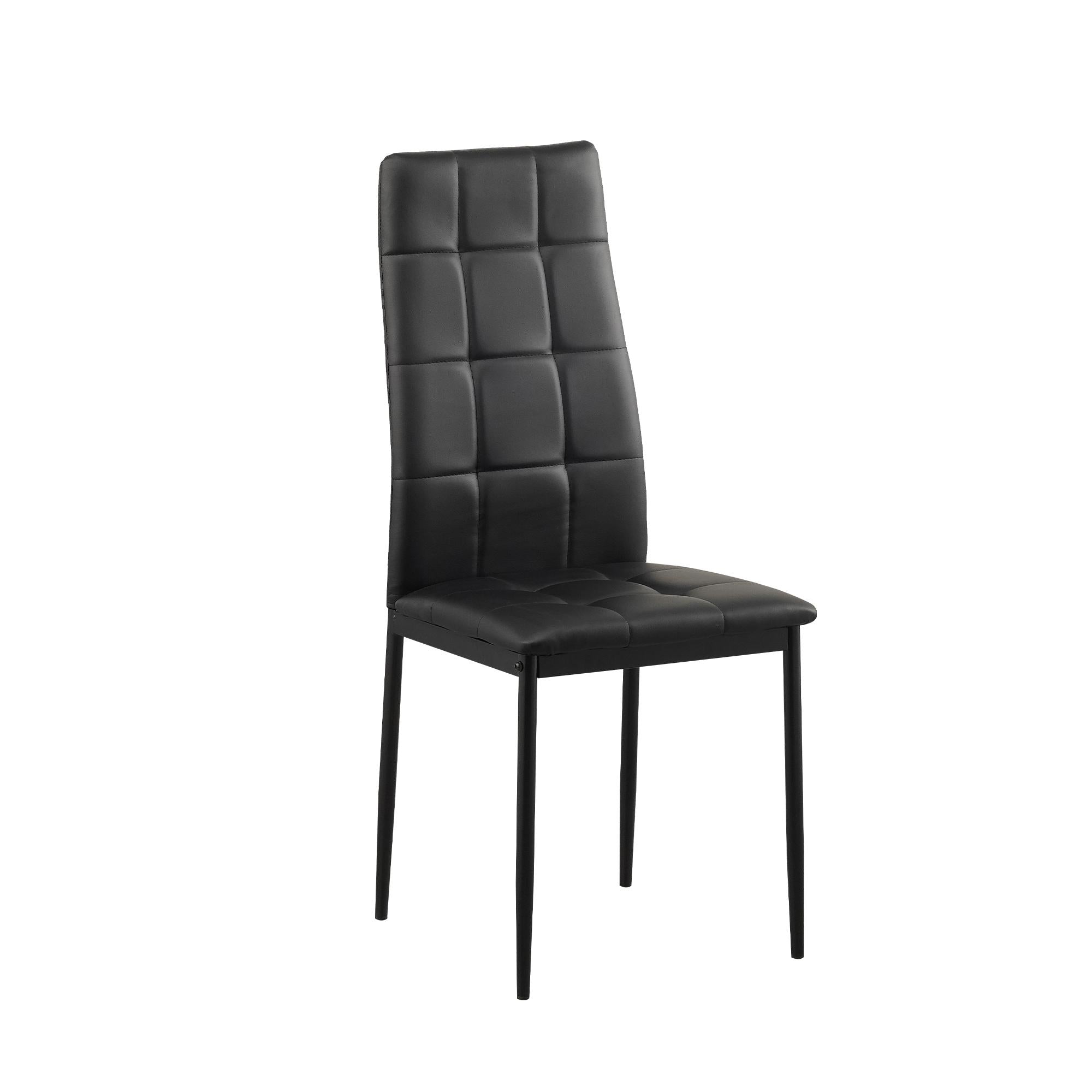 Modern PU Leather Barstool Chair Set of 6