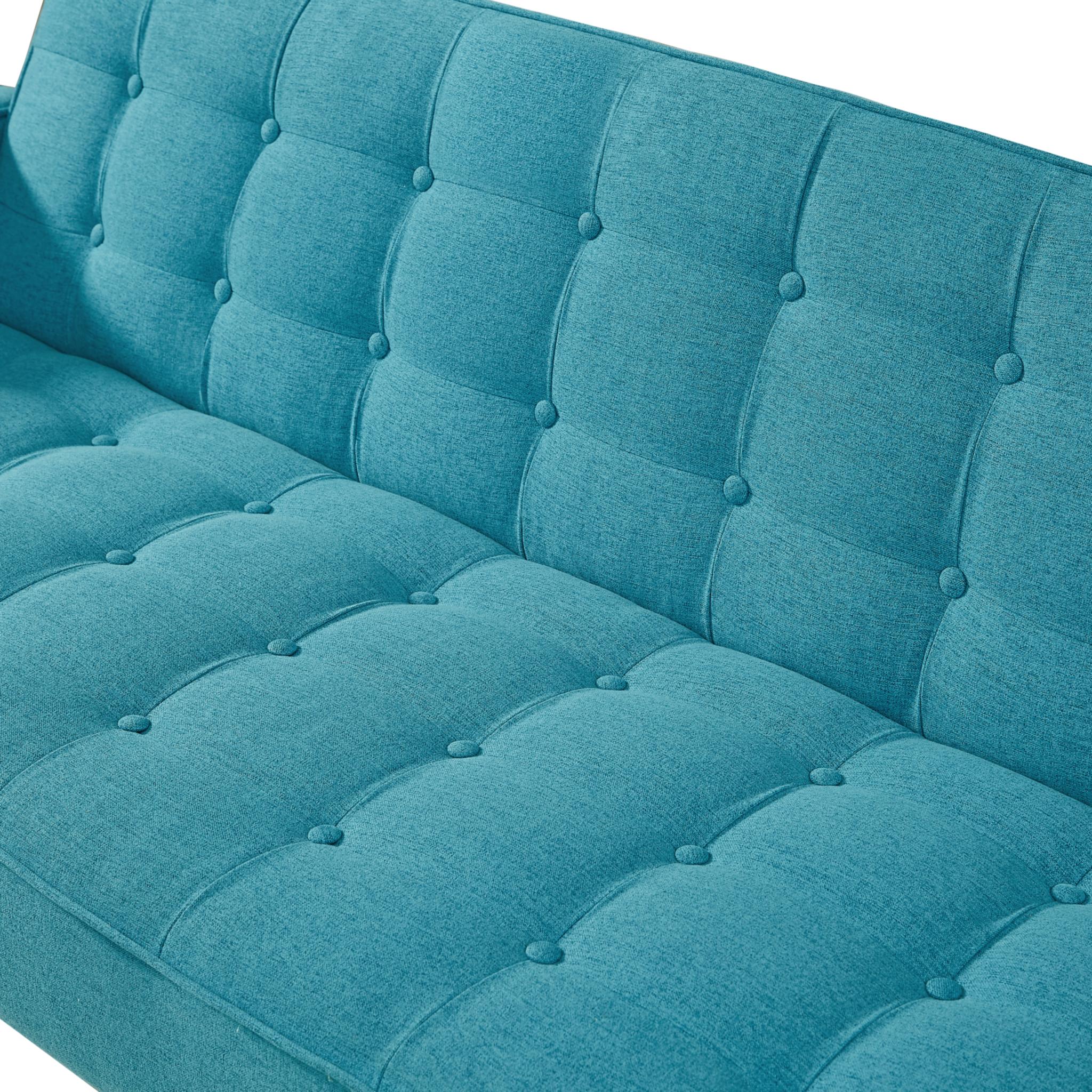 Solid Color Tufetd Sofa Save Space For Living Room