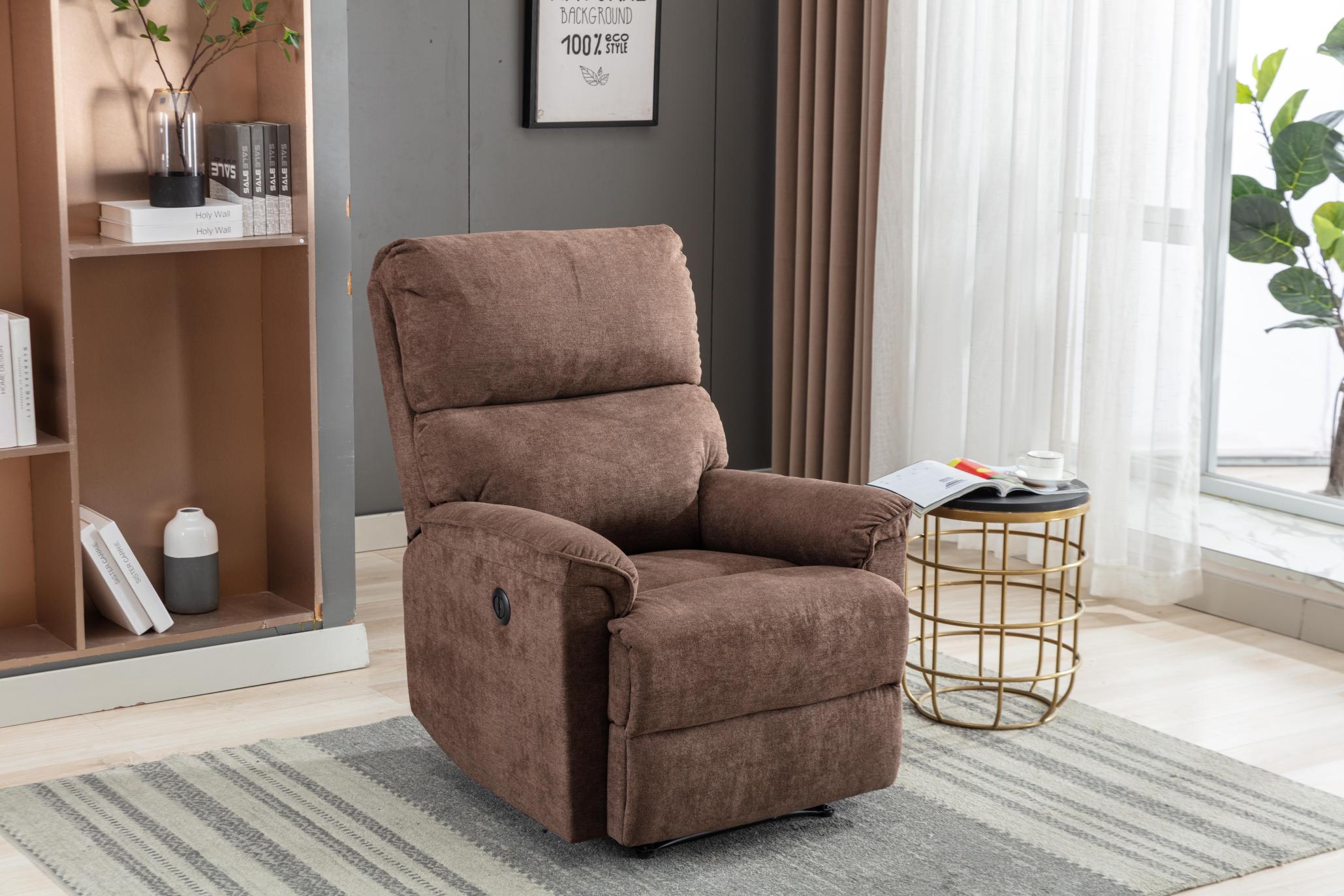 Minimalism Electric Recliner with USB Port