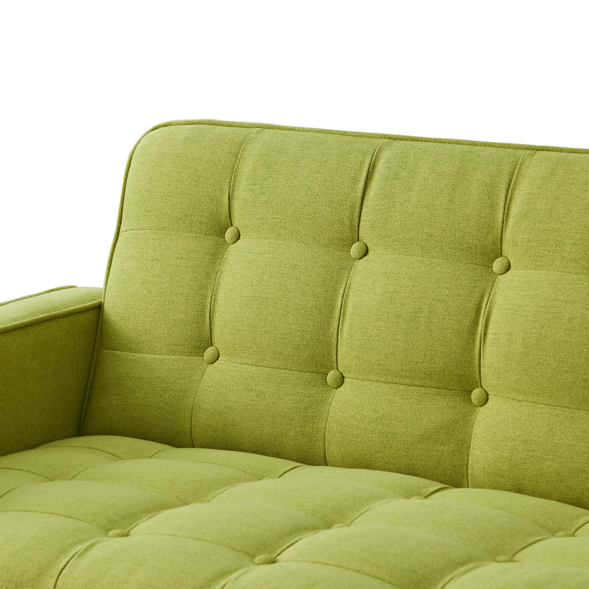 Solid Color Tufetd Sofa Save Space For Living Room