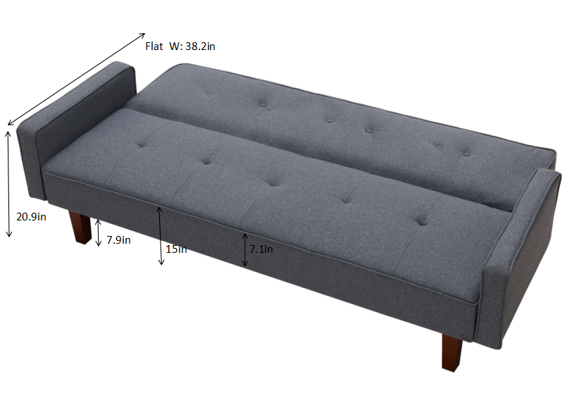 Solid Color Manufacture Sofa Bed Simple Combination Living Room Adjustable Couch