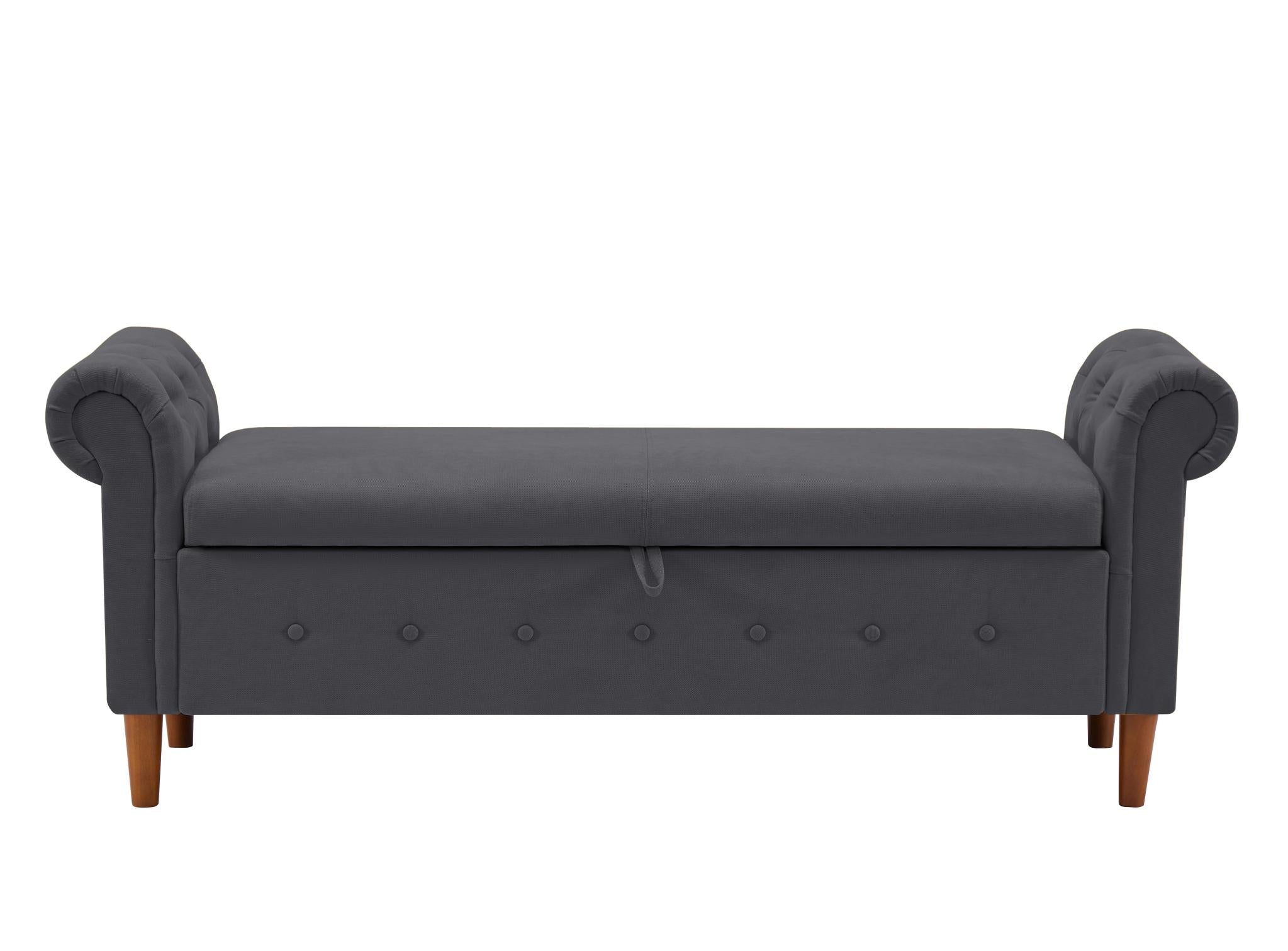 Multipurpose Rectangular Sofa Stool With Large Storage Space