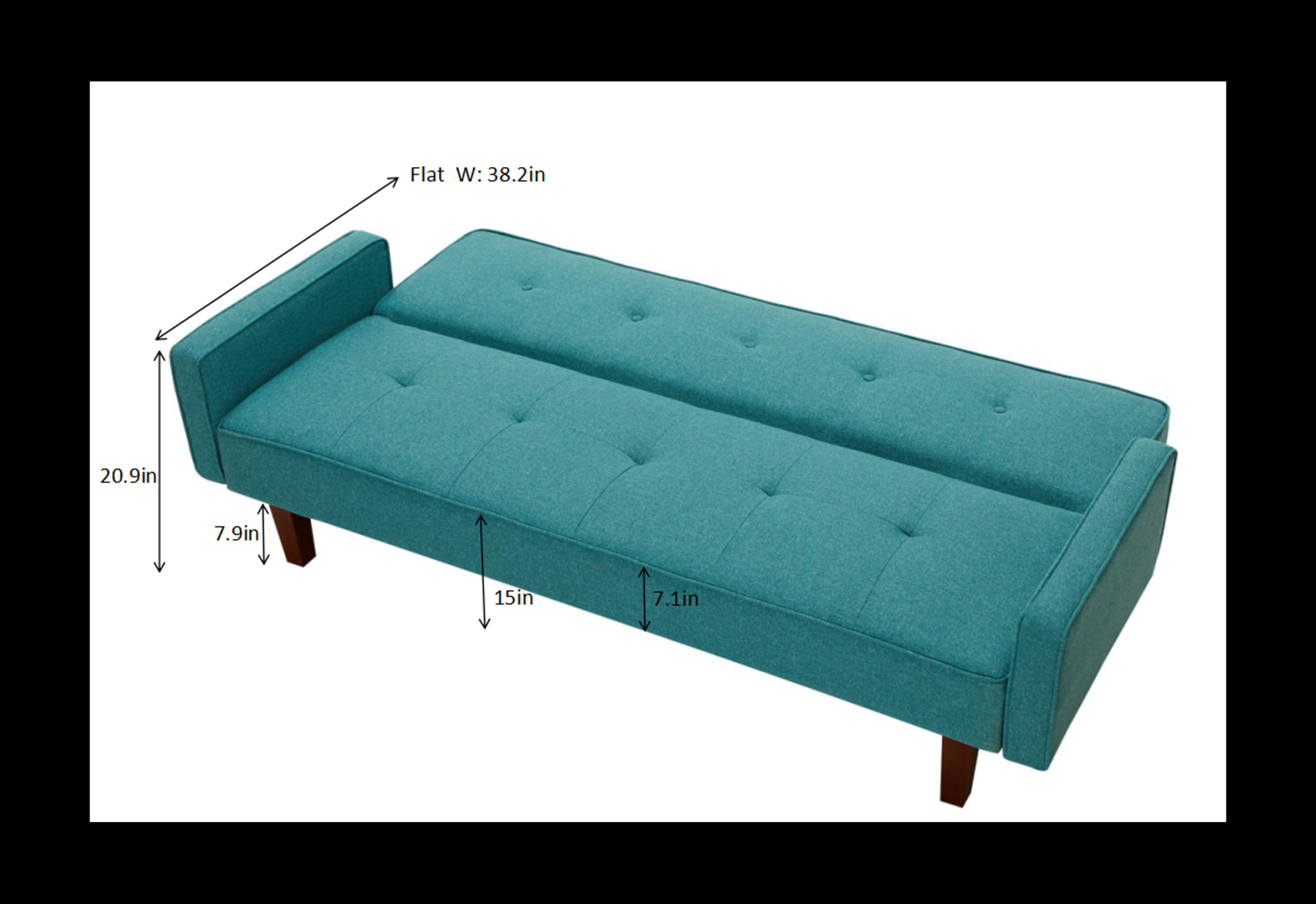 Solid Color Manufacture Sofa Bed Simple Combination Living Room Adjustable Couch