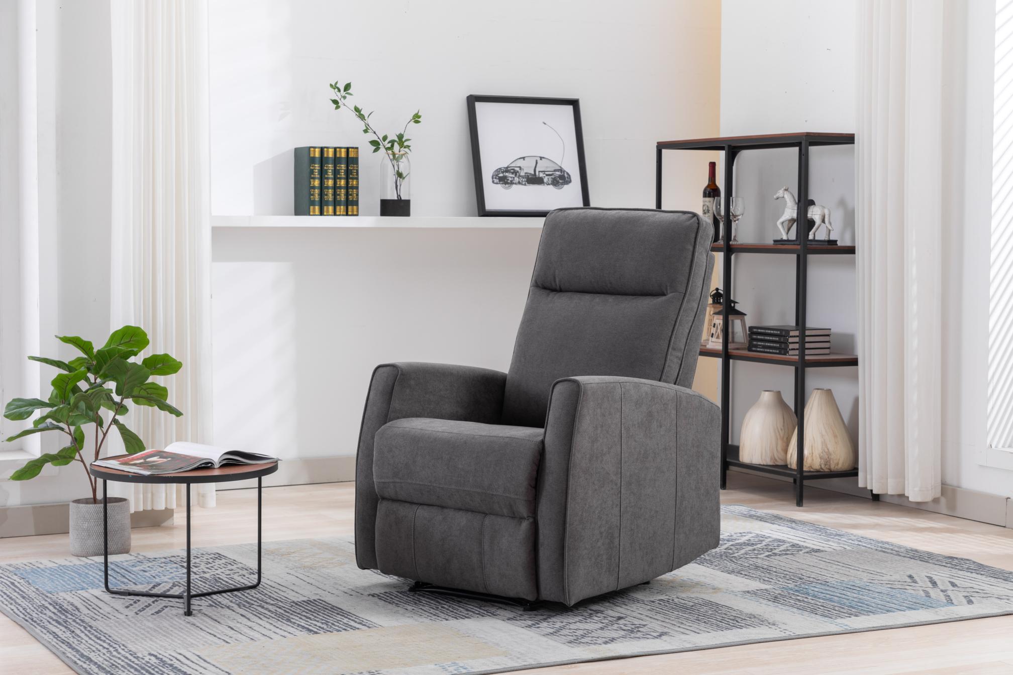 Minimalism Style Manual Recliner, Classic Single Chair, Small Sofa For Living Room&Bed Room