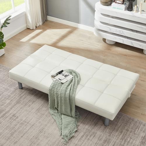 Modern Design Solid Color Sofa Bed in Living Room Multi-Function Leisure Sleeper Couch