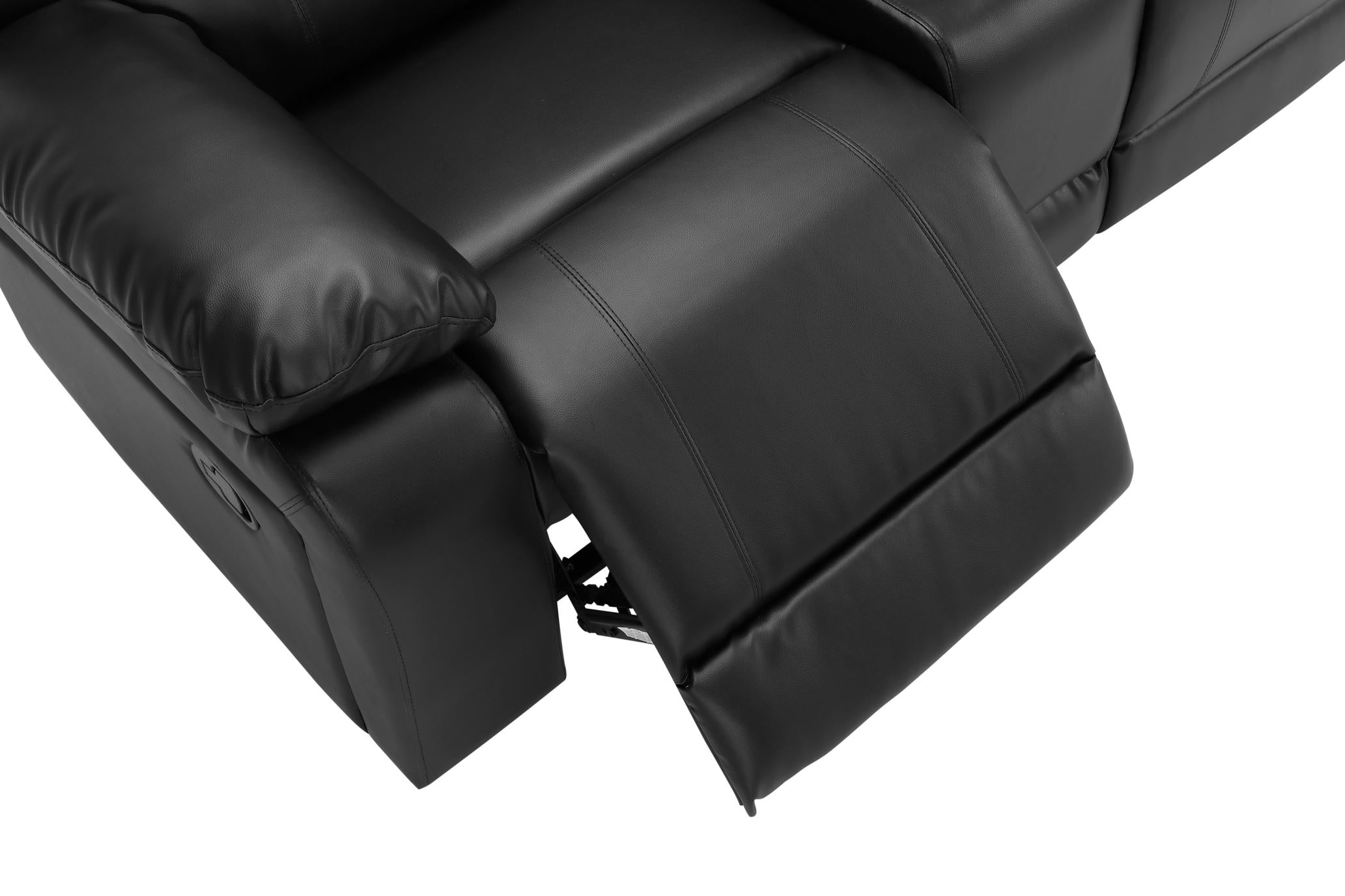 Mannual Motion Sofa  Pu（This Product Is An Oversized Item / Ltl）