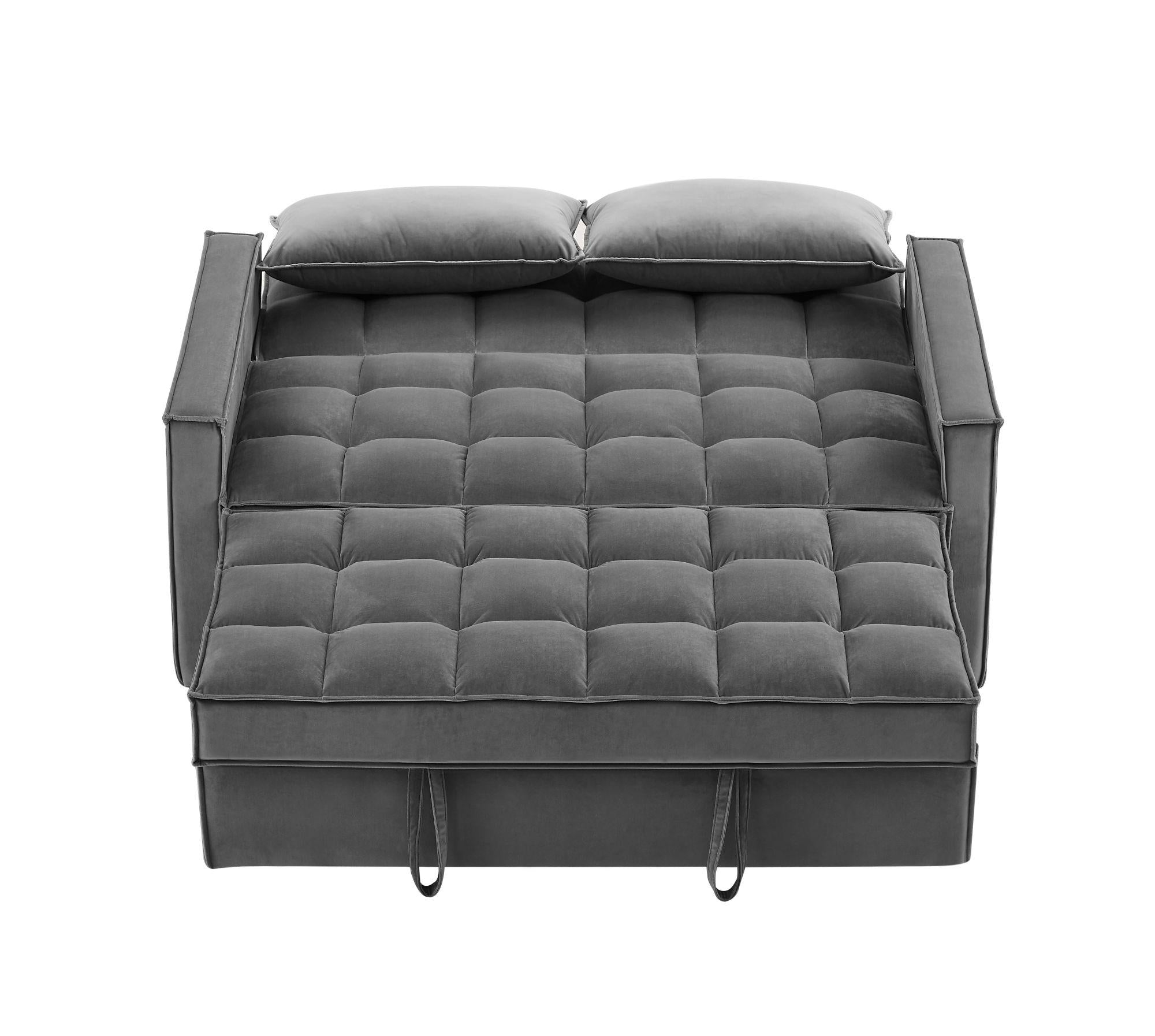 Furniture Sofa Bed With 2 Pillows For Living Room