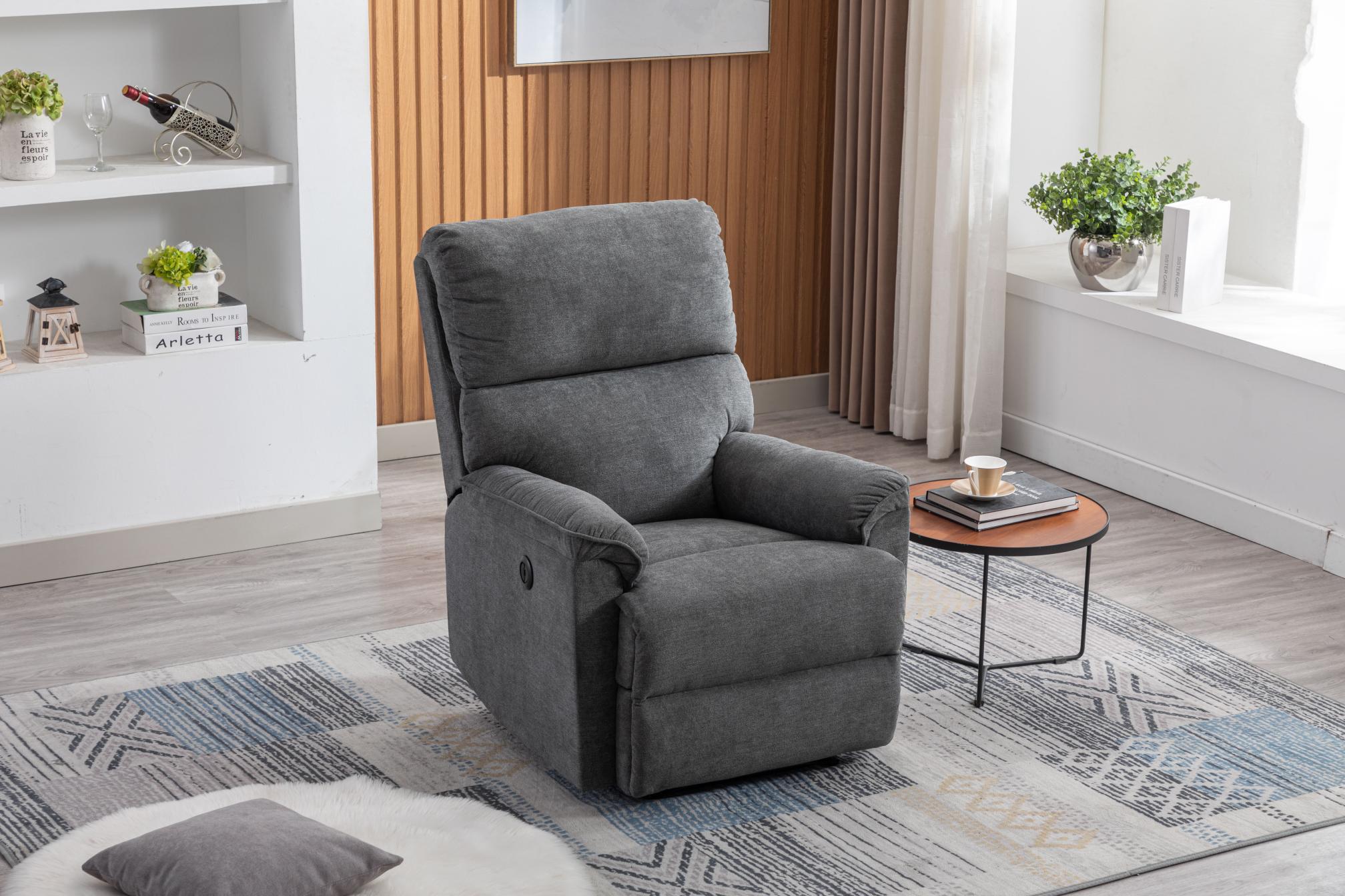 Minimalism Electric Recliner with USB Port