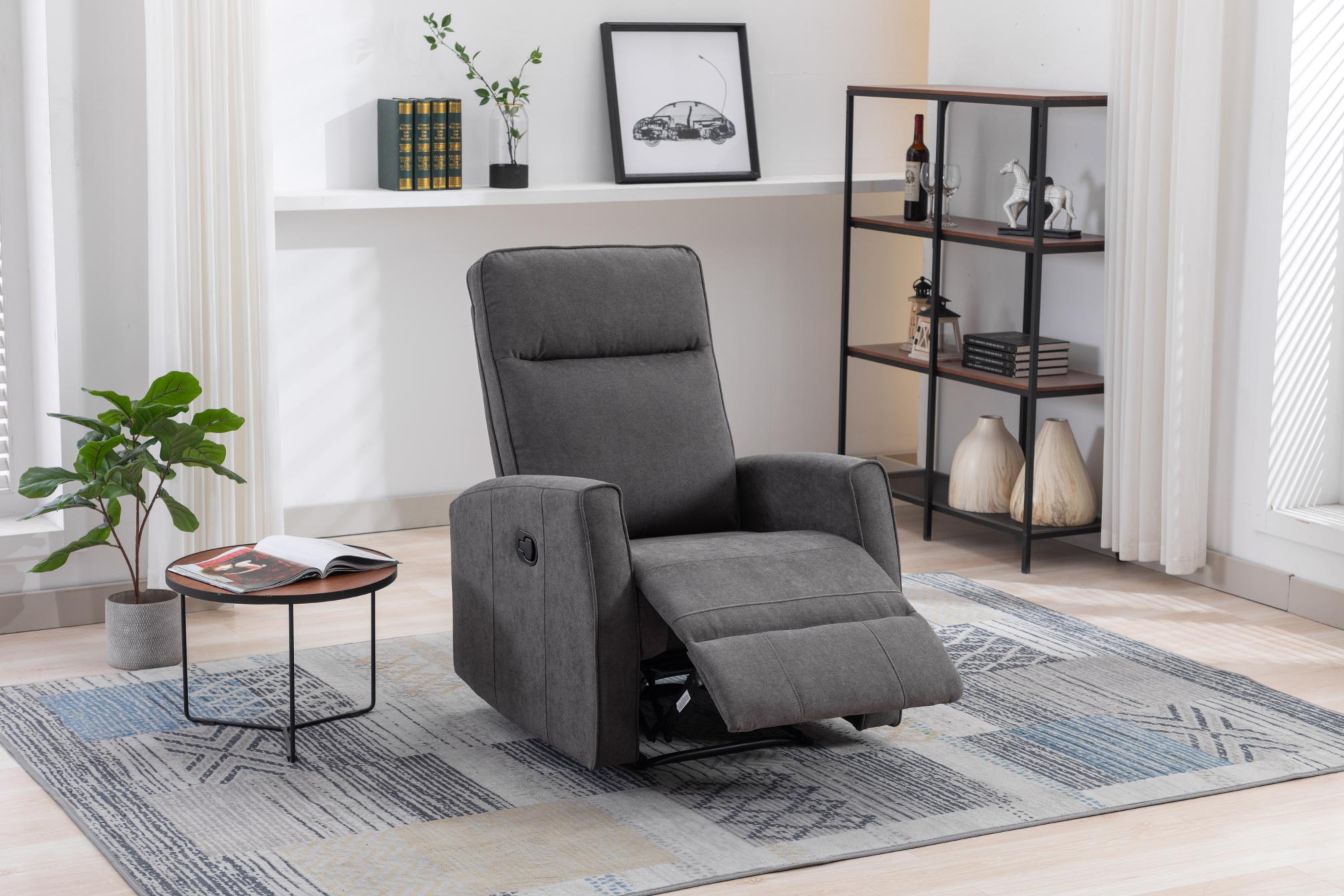 Minimalism Style Manual Recliner, Classic Single Chair, Small Sofa For Living Room&Bed Room