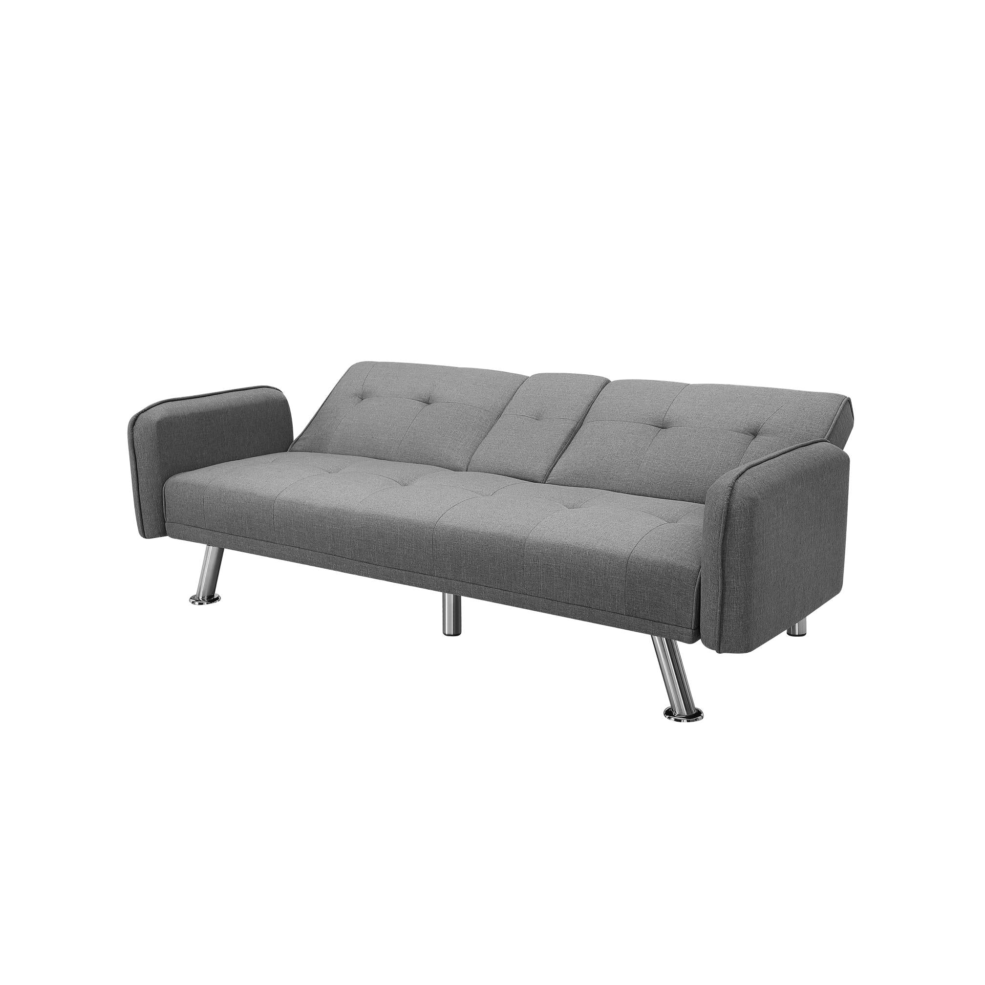 Sleeper Sofa Dark Grey Color