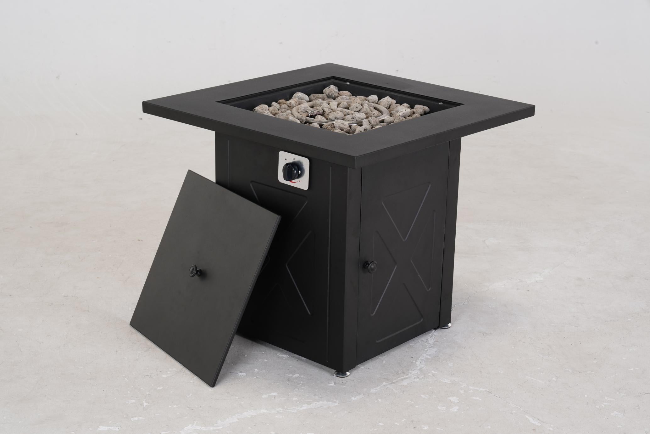 Full Iron Square Brazier Table