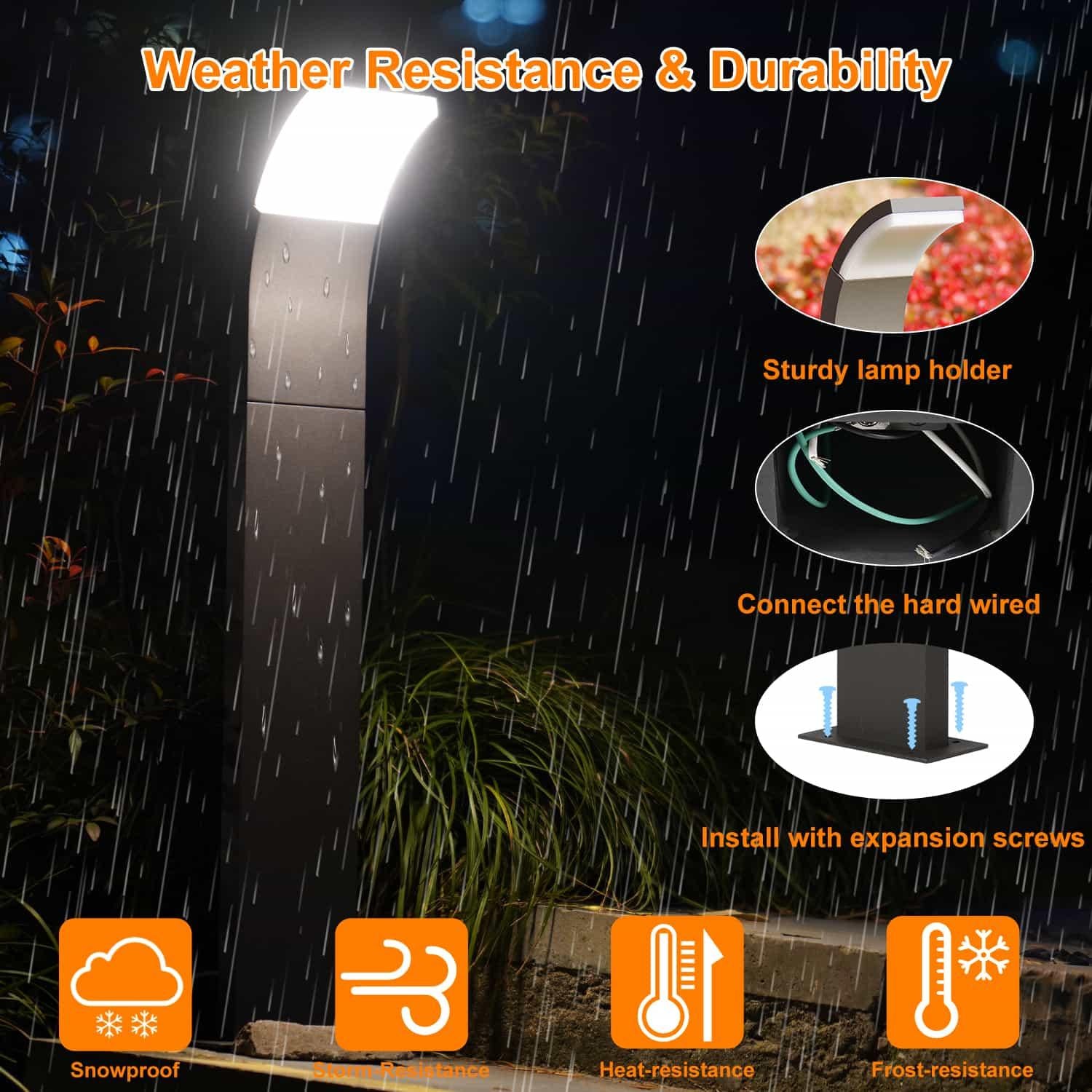 7W 480Lm Led Landscape Pathway Lights