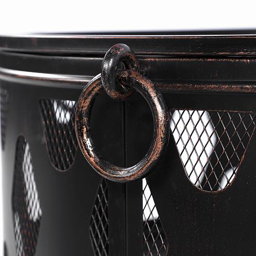 23.62'' H X 26.18'' W Steel Wood Burning Outdoor Fire Pit