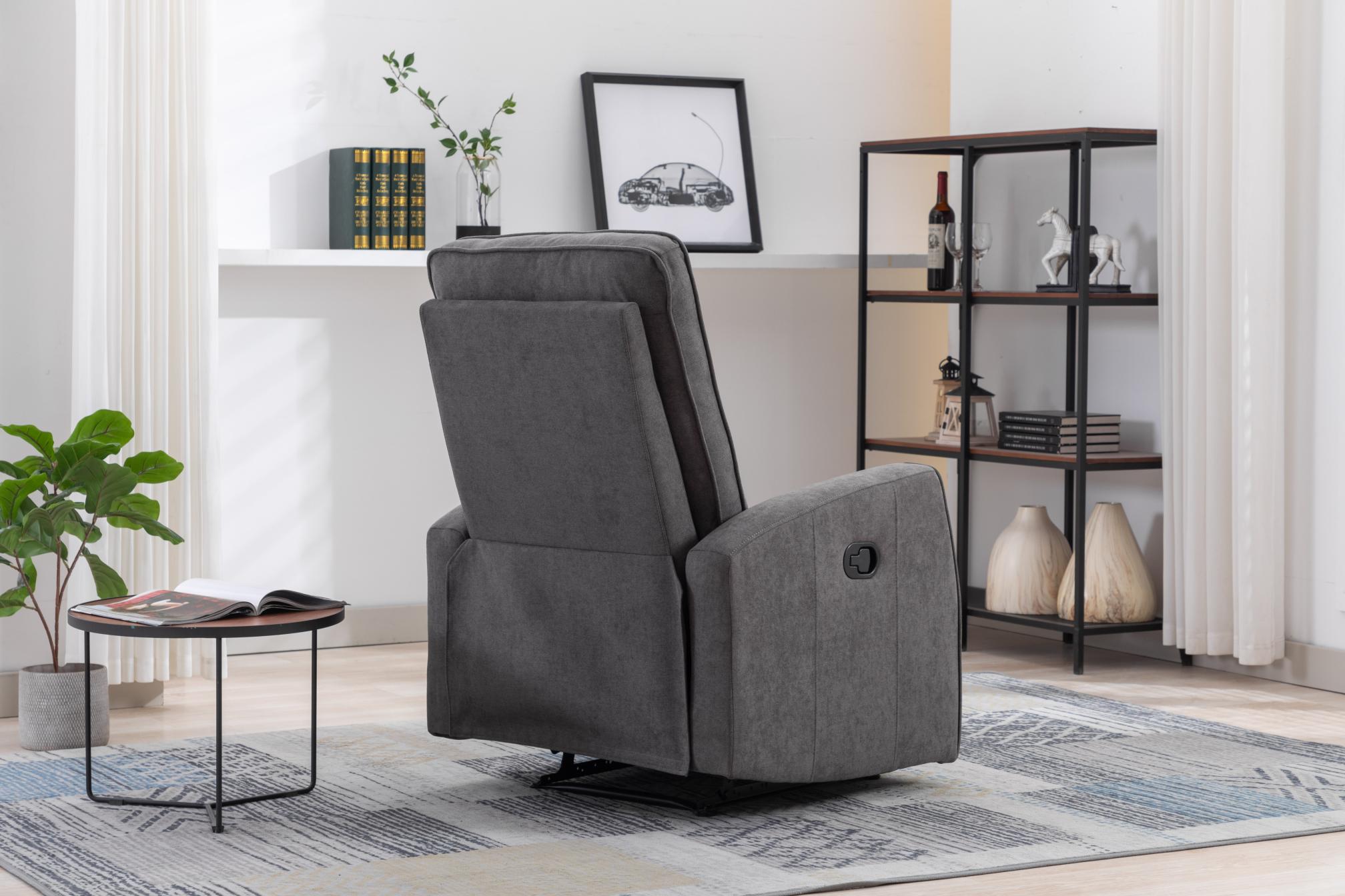 Minimalism Style Manual Recliner, Classic Single Chair, Small Sofa For Living Room&Bed Room