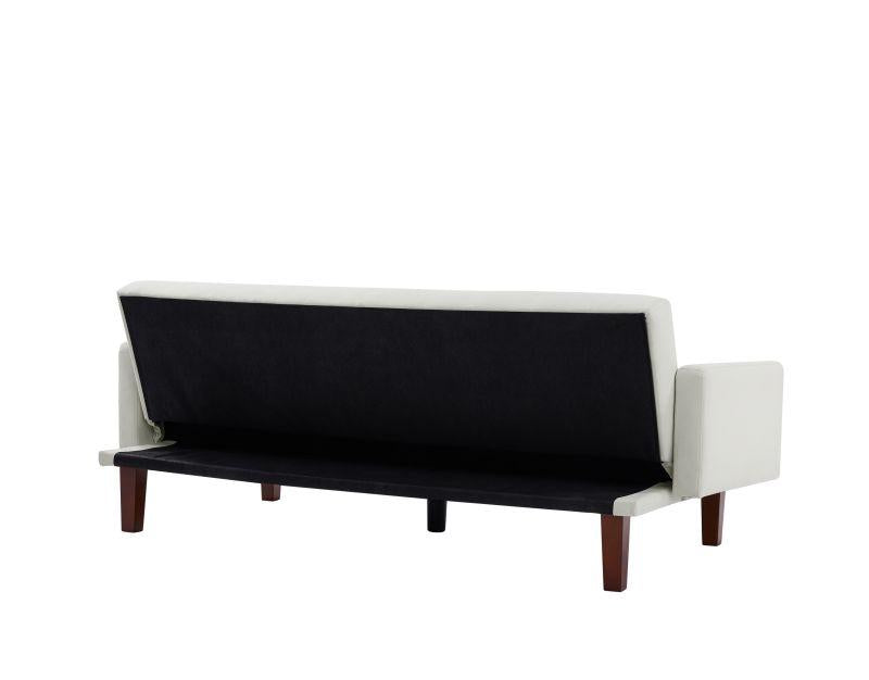 Factory Tufted Back Sofa Mid-Century Convertible Sofa Bed For Living Room